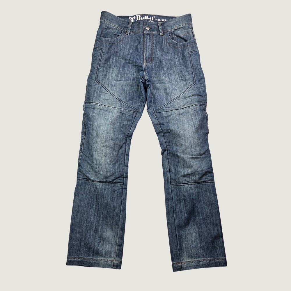 Bull-it Men 32x32 Motorcycle Riding Jeans Covec Reinforced Knee Armor Biker Moto